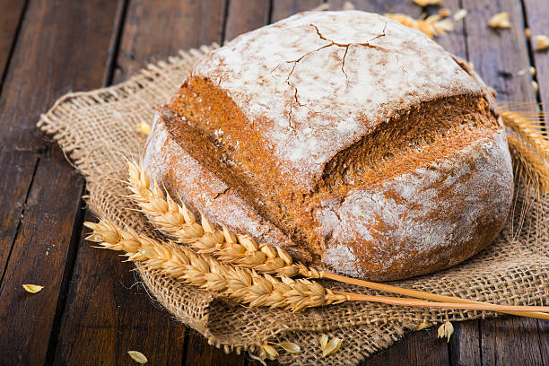 istock Homemade multigrain sourdough bread 545439308
