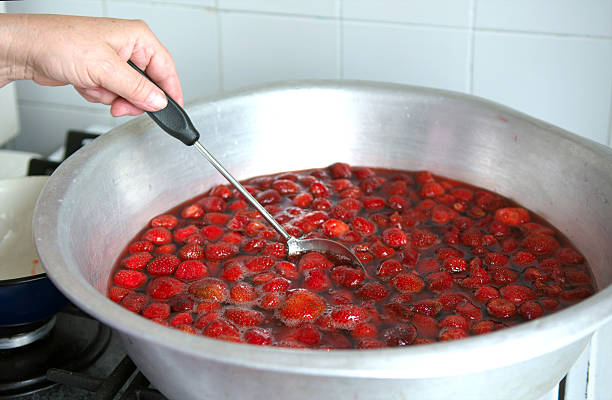 istock Preparation of strawberry jam in the home 545443638