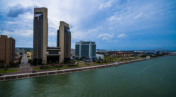 istock Aerial Over Corpus Christi Texas Coastal Paradise 545445208