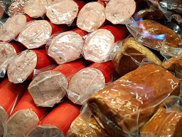 istock Selection of packed salami 545445910