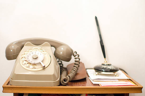 istock vintage gray telephone handset 545446804