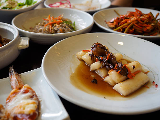 istock Korean cuisine, Focus on Soy sauce rice cake 545451276