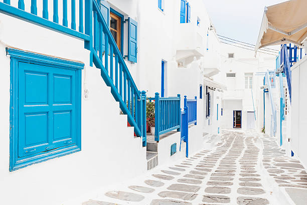 istock Famous Mykonos town, Greece 545456494