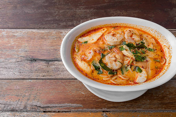 istock Spaghetti Tom Yum Goong from Thailand 545463576