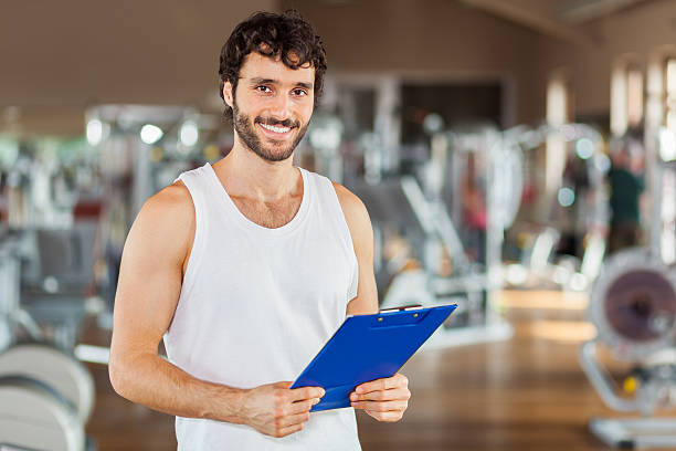 istock Young man in a gym 545464060