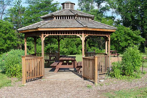 istock Wooden Gazebo 545465504