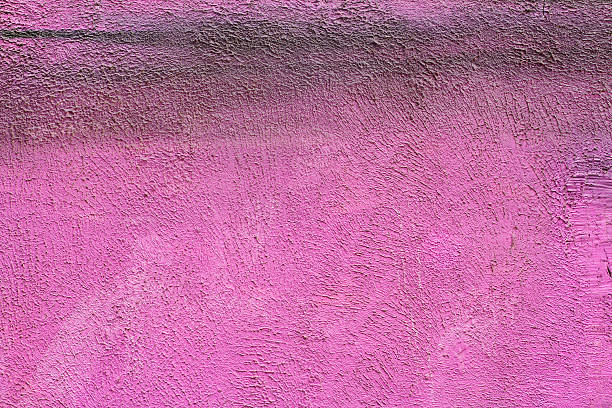 istock Purple painted brick wall as background, texture 545465920