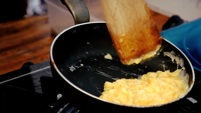 Scrambled Egg in a Pan