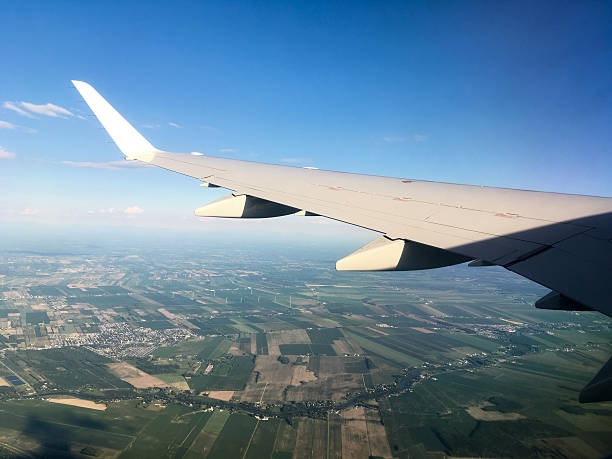 istock Looking our Airplane Window at Montreal 545547110