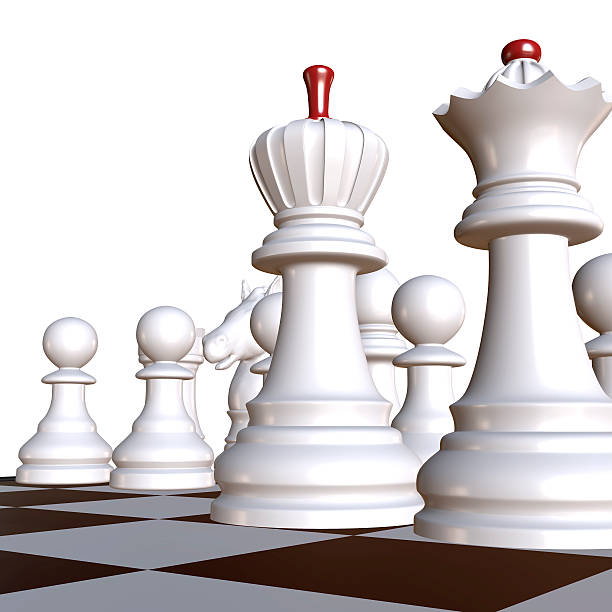 istock 3d illustration of chess  situation 545549018