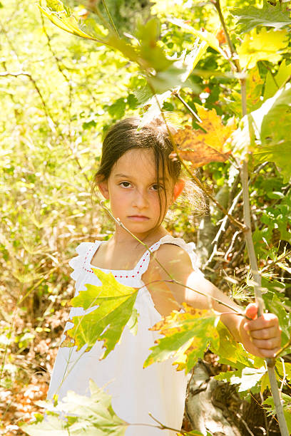 istock Little girl and dog 545551410