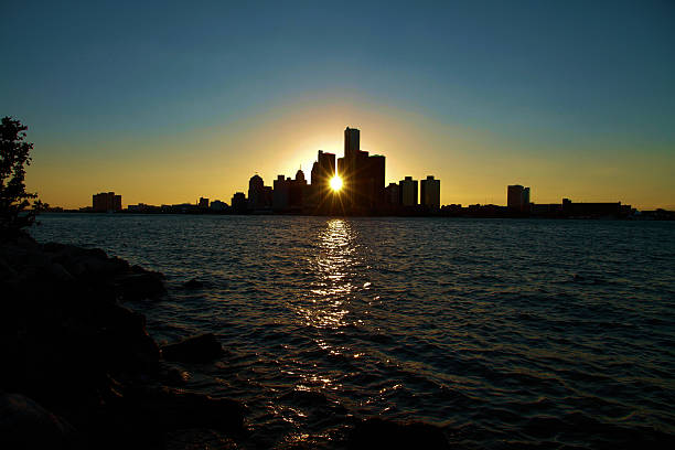 istock Detroit City Skyline 545552462
