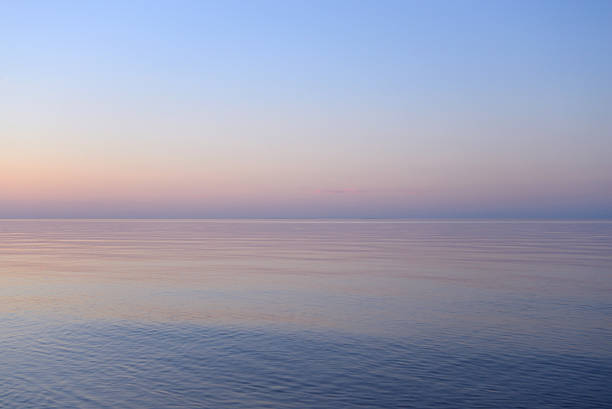 istock Ladoga lake at sunset. 545554902