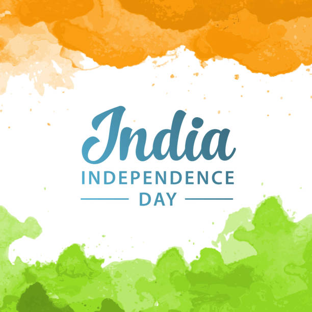 India independence vector art illustration