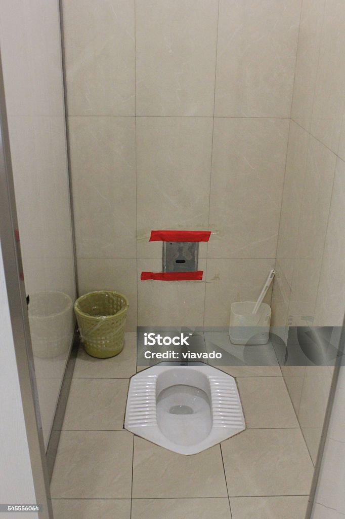 Chinese Squat Toilet Stock Photo - Download Image Now - Bathroom