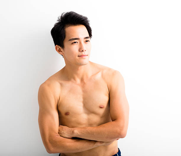 istock Close up portrait of  handsome young man 545557238