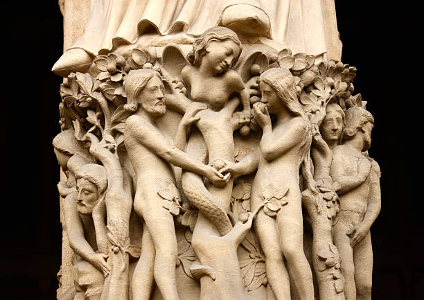 istock Adam and Eve - Notre Dame de Paris 545558338