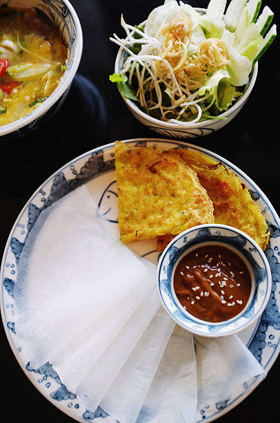 xeo ball, vietnamese crepe (pancake)