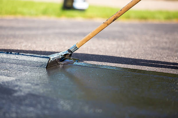 istock Close-Up of Do It Yourself Driveway Seal Coating 545559630