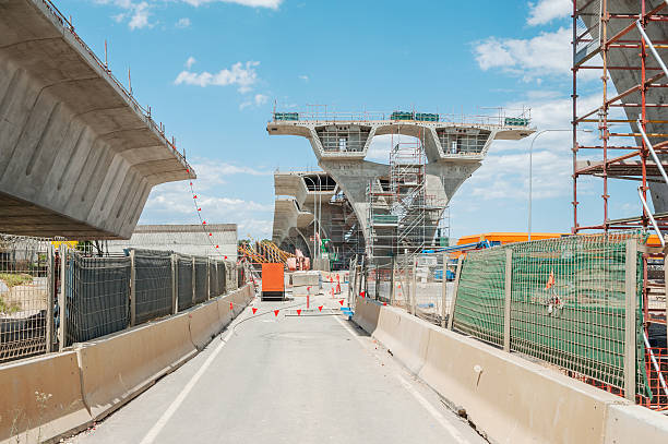 droga w rekonstrukcji - construction australia rebuilding street zdjęcia i obrazy z banku zdjęć