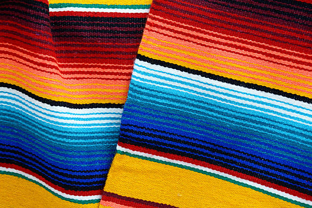 istock Cinco de Mayo Mexico Fiesta Sarape Textile Background 545565272