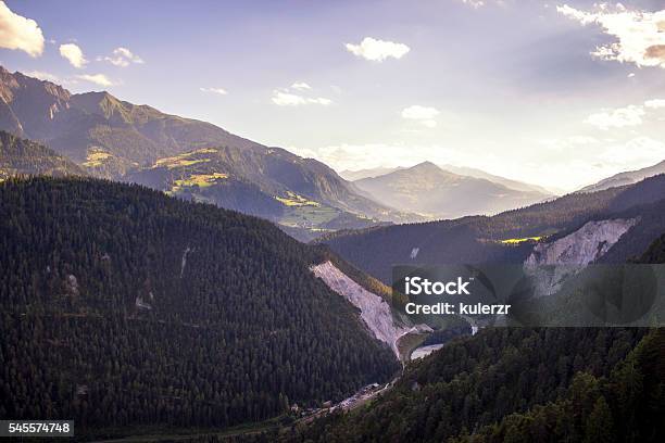 Rhine Canyon Stock Photo - Download Image Now - Beauty In Nature, Built Structure, Canyon