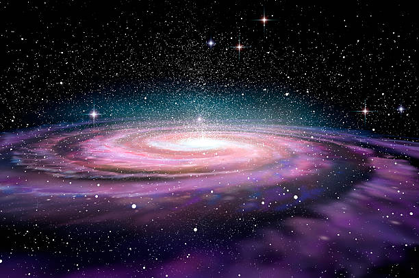 Spiral Galaxy in deep spcae, 3D illustration Spiral Galaxy in deep spcae, 3D illustration spiral galaxy stock pictures, royalty-free photos & images