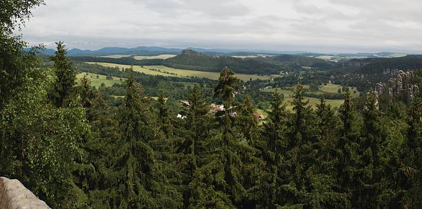 istock Adrspach from summit of Starozamecky vrch 545575252