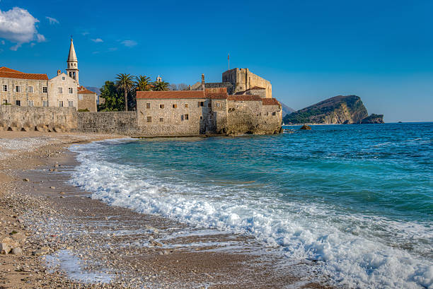 istock Old town of Budva, Montenegro 545577994