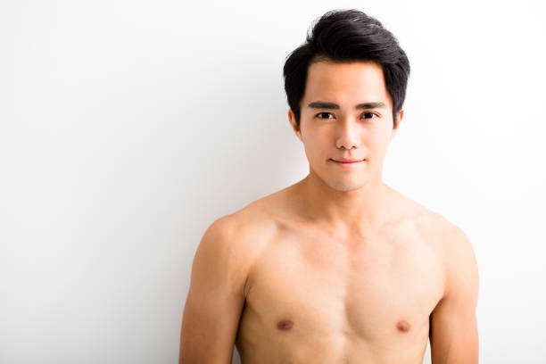 istock Close up portrait of  handsome young man 545579418