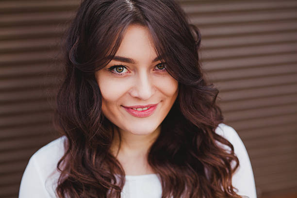 istock beautiful young girl with a clean fresh face close up 545579800