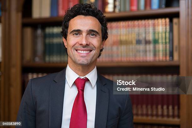 Smiling Lawyer Portrait Stock Photo - Download Image Now - Politician, Adult, Beautiful People