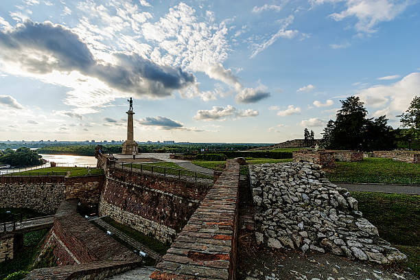 istock Belgrade fortress and panorama view 545588360