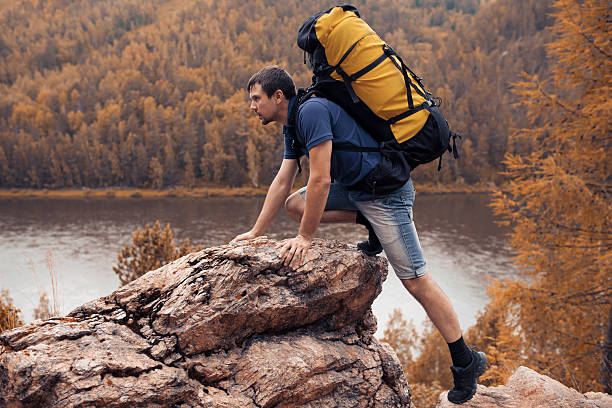 istock Hiker trekking in the mountains 545590686