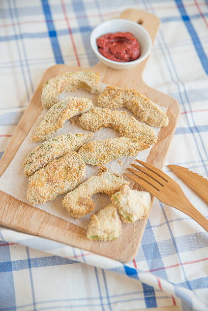istock Healthy avocado fries 545592520