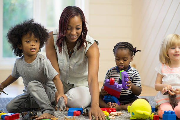 istock Playing with Toys in Preschool 545634818