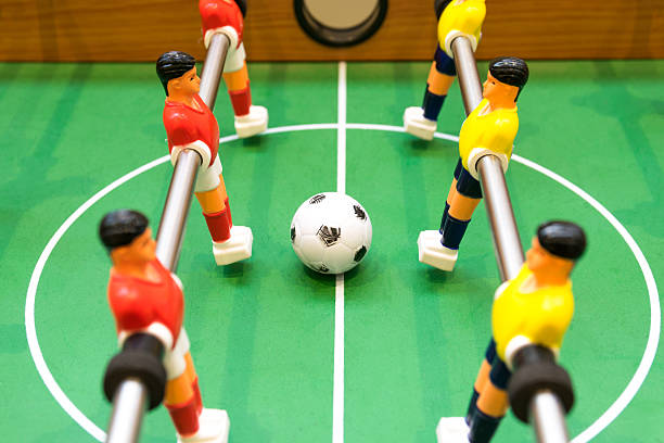 istock Detail of a table soccer game 545634950