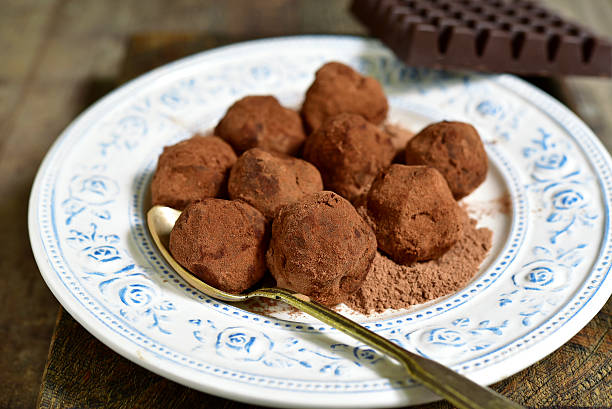 istock Homemade chocolate truffles. 545636010