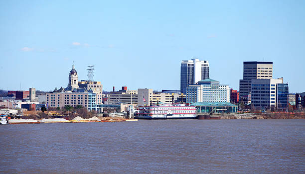 istock Evansville, Indiana Skyline 545636136