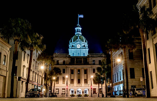 istock City Hall - Savannah, Georgia 545636560