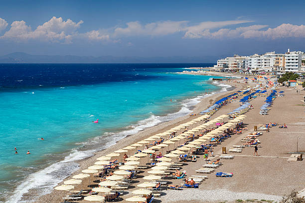 istock Rhodes Town Beach, Greece 545638478
