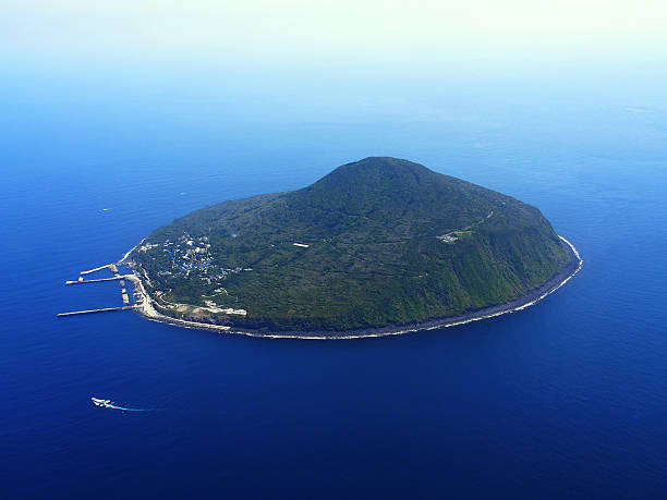 Toshima island(Tokyo, Japan) stock photo