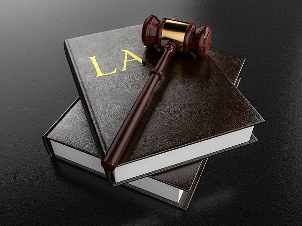 istock Gavel Resting on Law Books - 3D Illustration 545639384