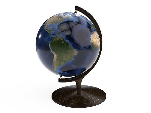 istock Detailed Globe on Wooden Stand 545639732