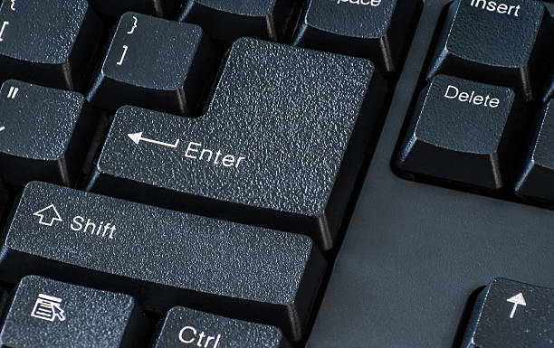 close up of buttons on computer keyborad close up of buttons computer keyborad on office desk keyborad stock pictures, royalty-free photos & images