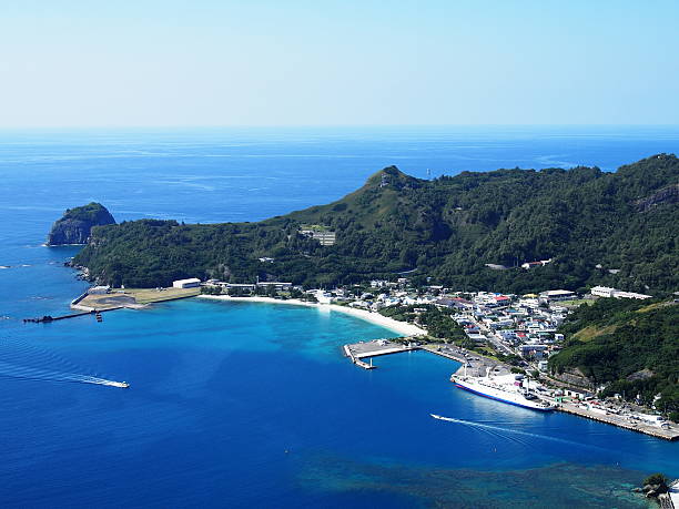Chichi-jima in Bonin Islands stock photo