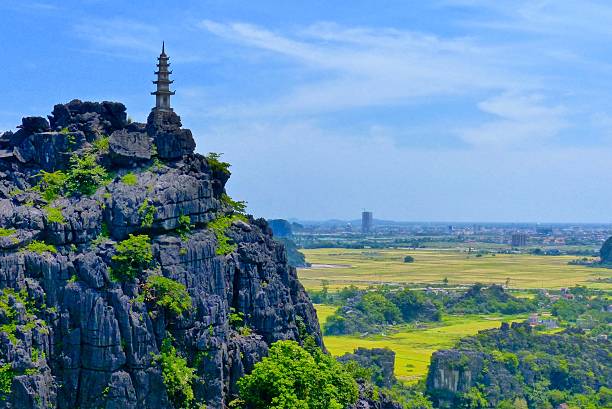 istock Vietnam- baie d'halong terreste, Tam Coc, Ninh Binh, pagode 545643484