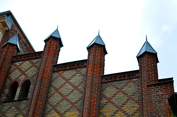 istock part of large catherdral and cloudy sky in stralsund, germany 545643654