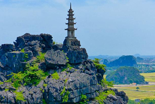 istock Vietnam- baie d'halong terreste, Tam Coc, Ninh Binh, pagode 545644254
