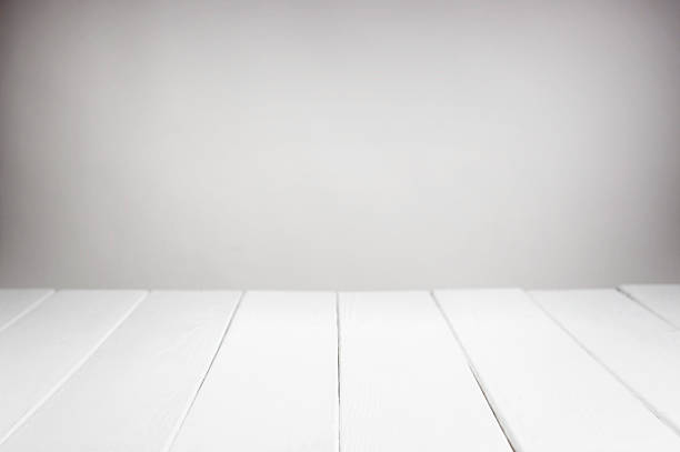 istock White wooden background for the product display montage 545645652